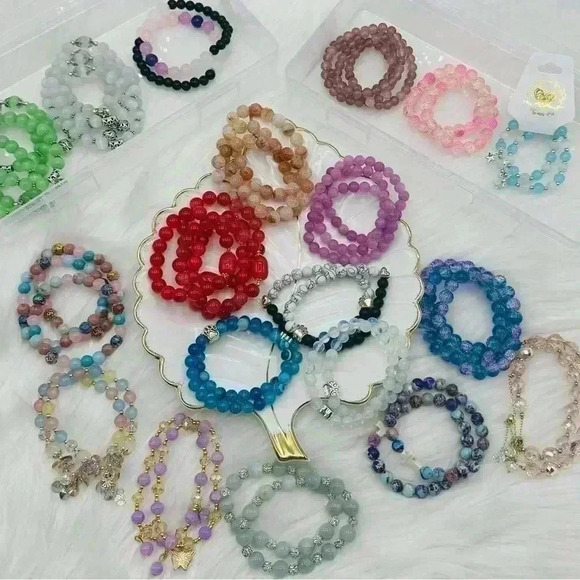 Not So Mystery Bracelet Bundle 5 (5 Piece Randomly Selected Beaded Bracelets) - Picture 8 of 17